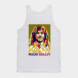 Abstract Ruud Gullit In WPAP Tank Top